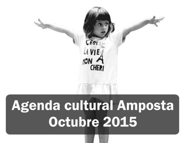 Agenda Cultural Amposta Octubre 2015