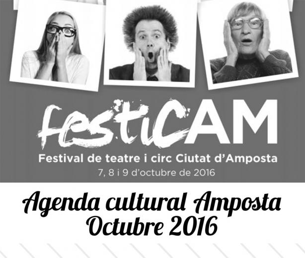 Agenda Cultural Amposta Octubre 2016