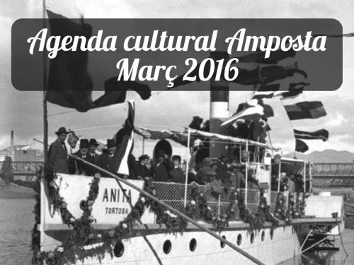 Agenda Cultural Amposta Març 2016